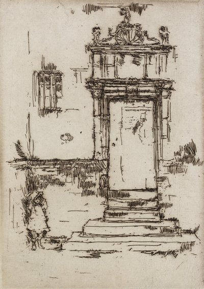 Chapel Doorway, Montresor, 1888 by James Abbott McNeill Whistler
